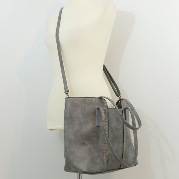 Xishangliangpin Vegan Leather Crossbody Tote Bag - Picture 2 of 8